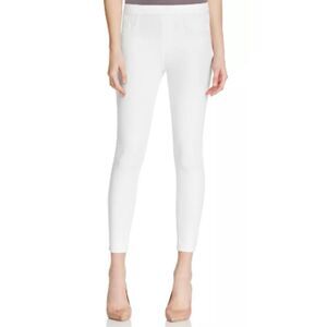 Spanx Jeans Size Small Jean-ish Ankle White Leggings Elastic Waist Pull On Pants